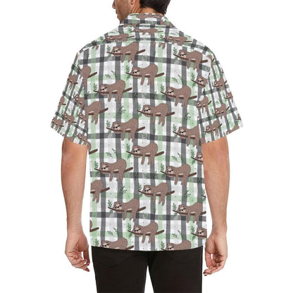 Sloth Print Design Hawaiian Shirt