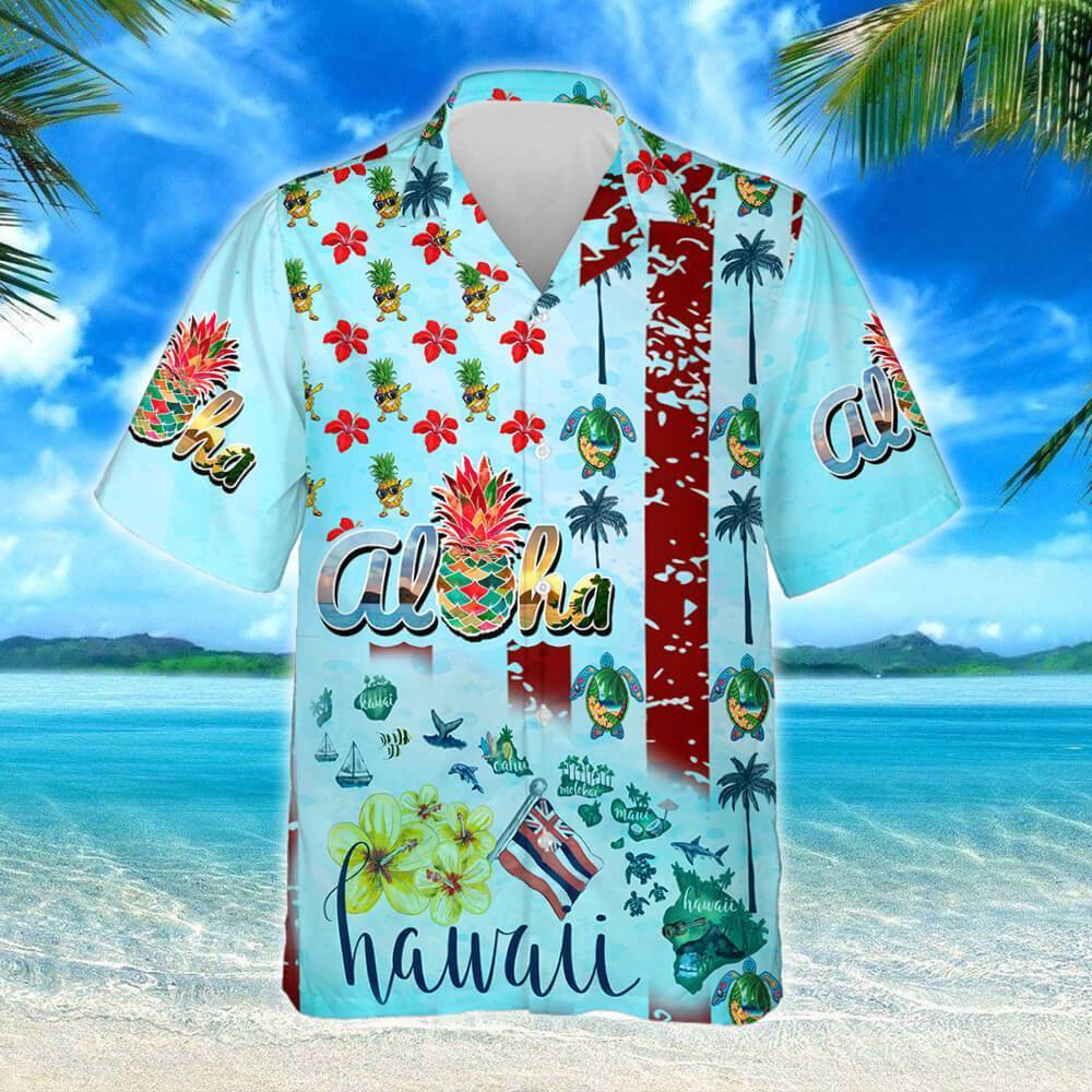 Aloha Hawaiian Shirt Pn71Hw