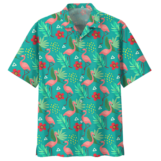 Flamingo Hawaiian Shirt Azs013