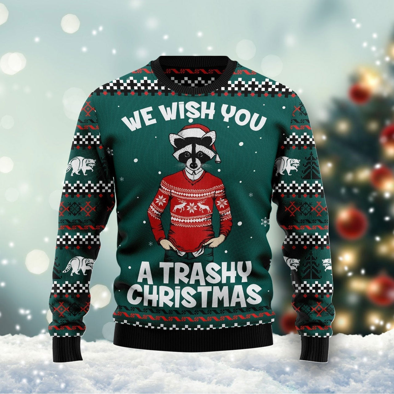 A Trashy Christmas Ugly Christmas Yall Ugly Christmas Sweater 