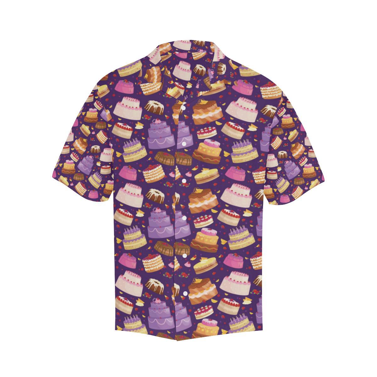 Cake Pattern Print Design Hawaiian Shirt