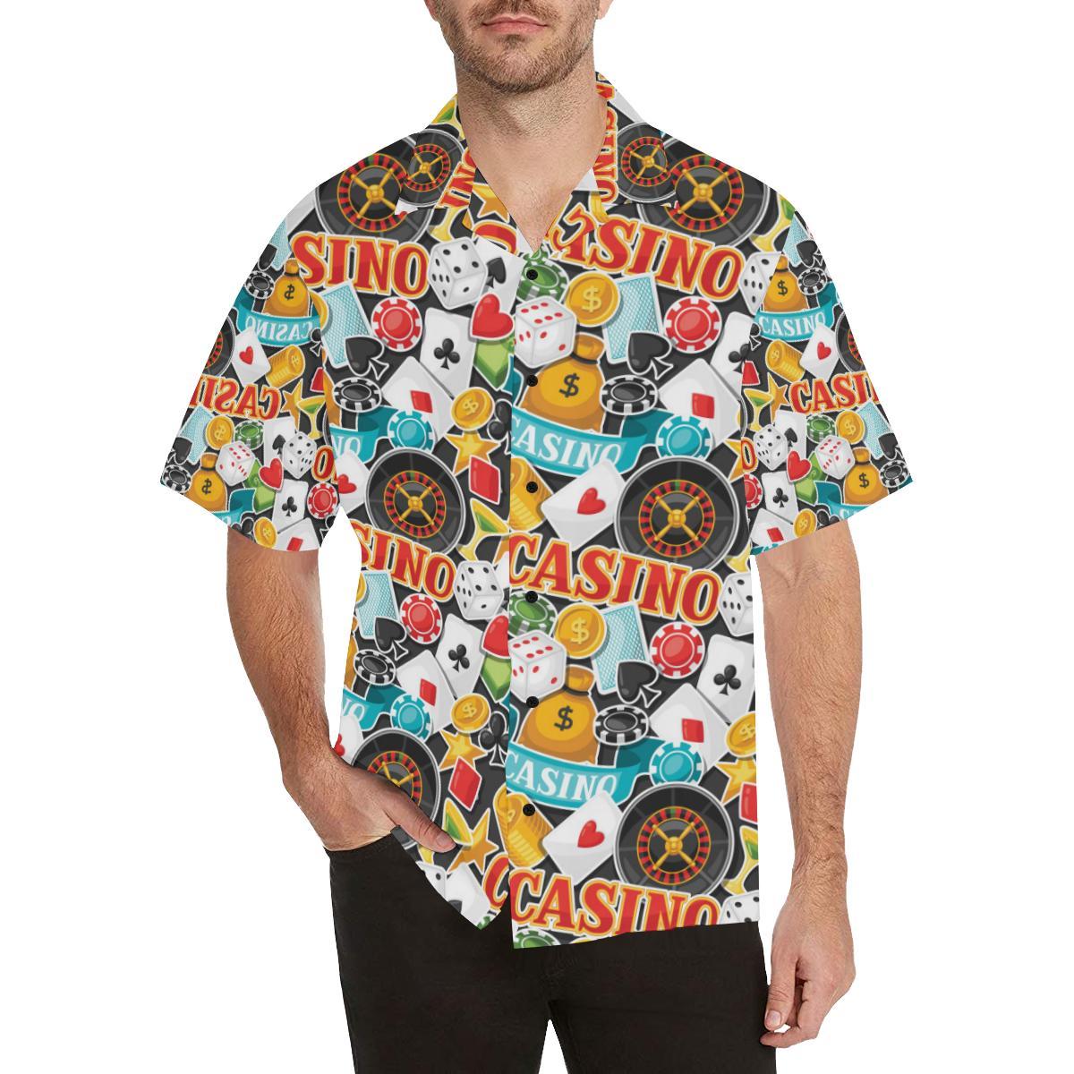 Casino Pattern Print Design Hawaiian Shirt