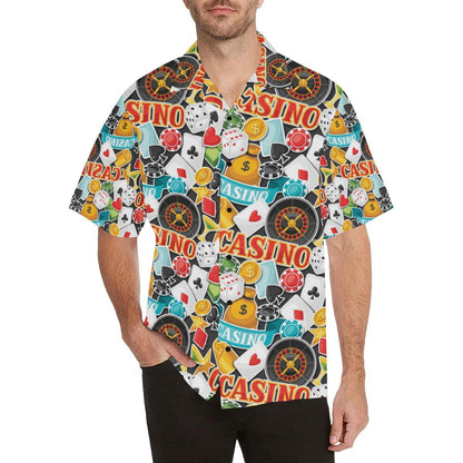 Casino Pattern Print Design Hawaiian Shirt