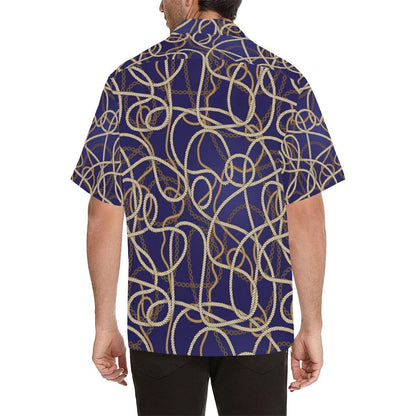 Rope Pattern Print Design A Hawaiian Shirt