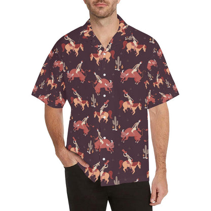Rodeo Pattern Print Design A Hawaiian Shirt