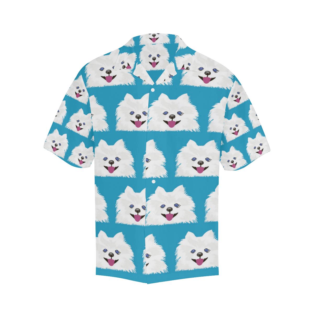 Pomeranians Pattern Print Design A Hawaiian Shirt