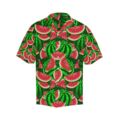 Watermelon Pattern Theme Mens All Over Print Hawaiian Shirt