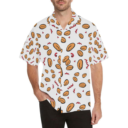 Peanuts Pattern Background Mens All Over Print Hawaiian Shirt
