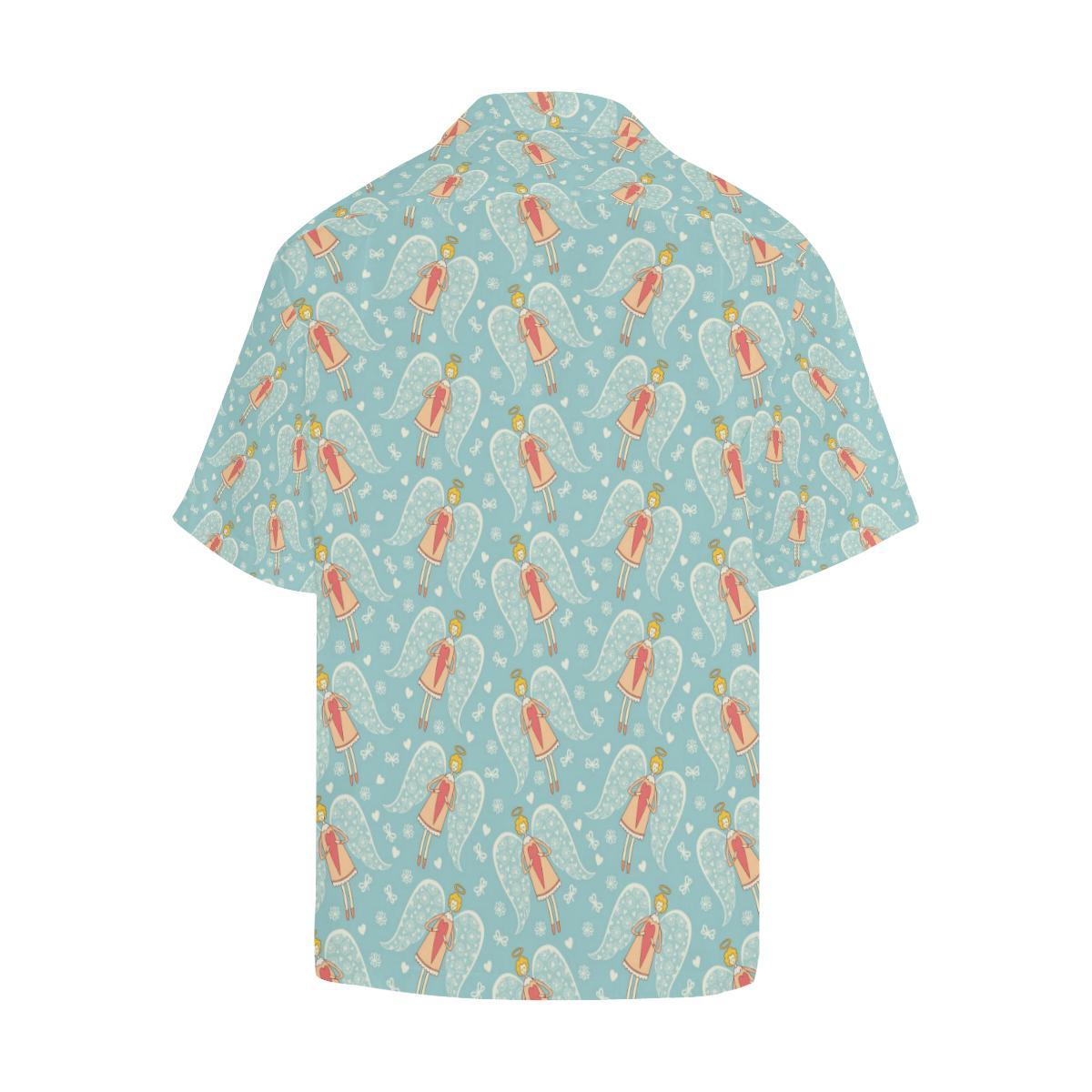 Angel Pattern Print Design Hawaiian Shirt