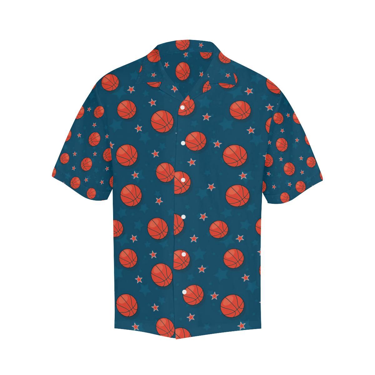 Basketball Pattern Print Design Hawaiian Shirt