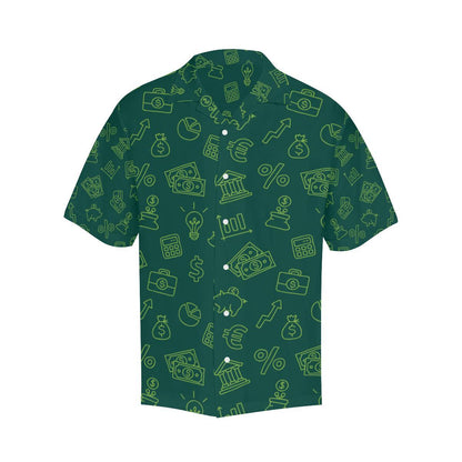 Accounting Financial Pattern Print Design Hawaiian Shirt