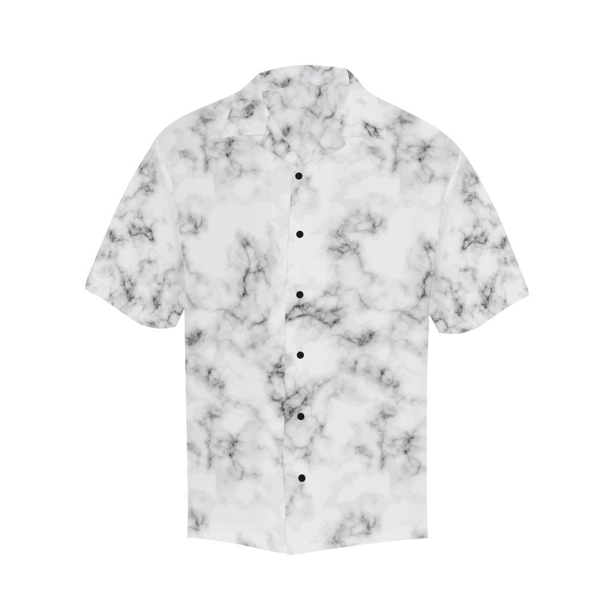 Marble Pattern Print Design Hawaiian Shirt