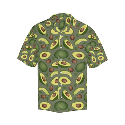 Avocado Pattern Background Mens All Over Print Hawaiian Shirt