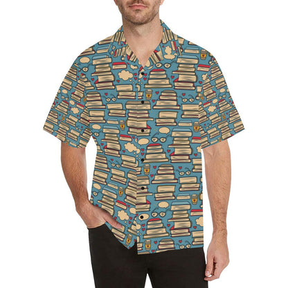 Book Pattern Print Design Hawaiian Shirt