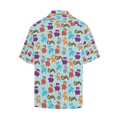 Bear Cute Pattern Print Design Hawaiian Shirt