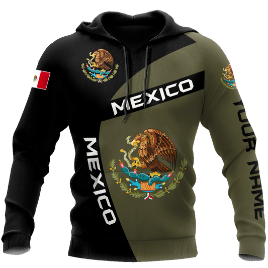 Personalized Mexico All Over Print Unisex Hoodie