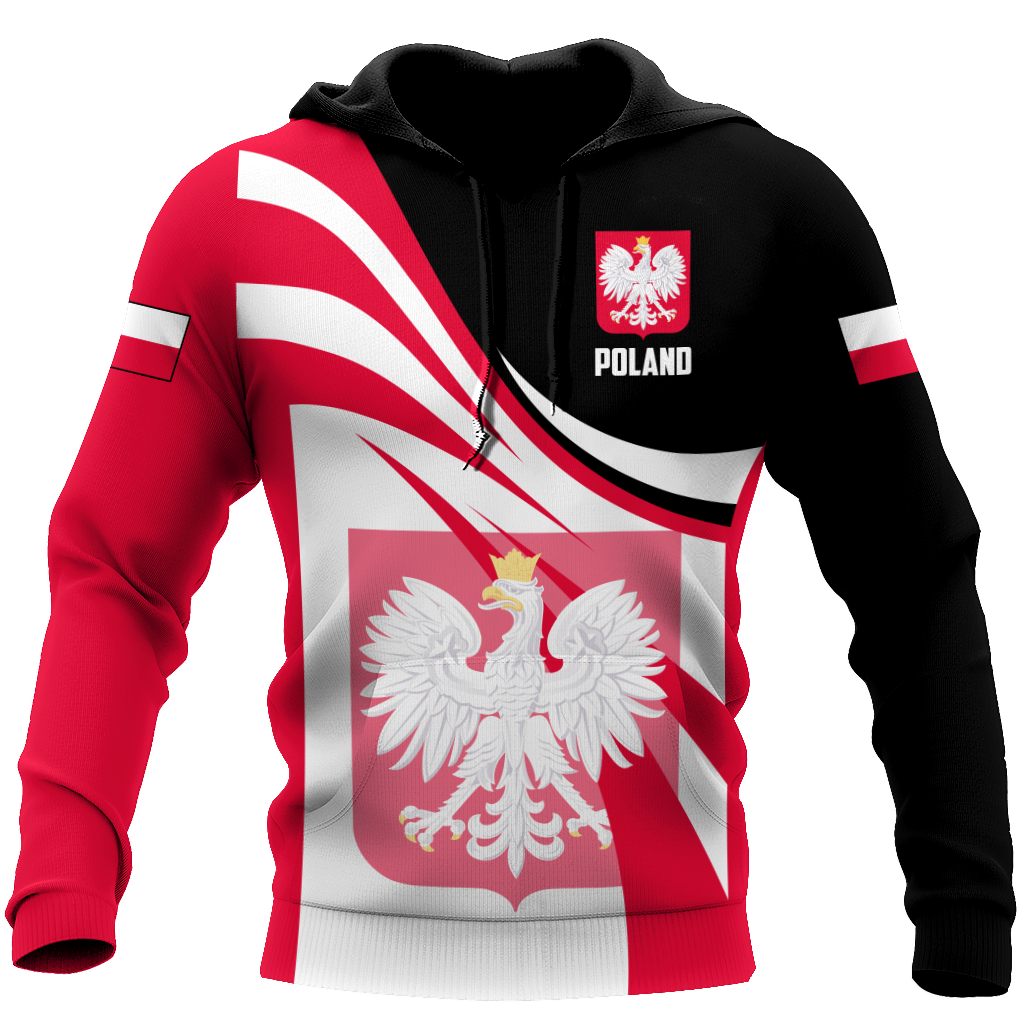 Personalized Polska All Over Printed Unisex Hoodie