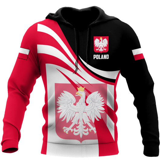 Personalized Polska All Over Printed Unisex Hoodie