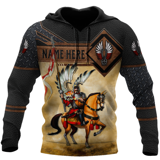 Premium Winged Hussars All Over Printed Hoodie