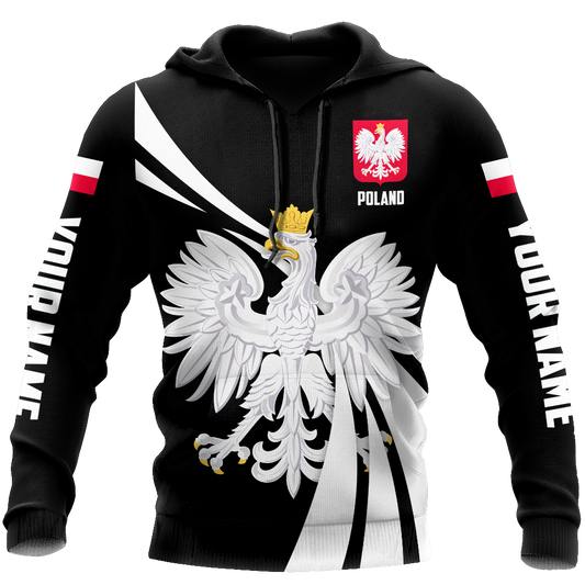 Personalized Polska All Over Printed Unisex Hoodie