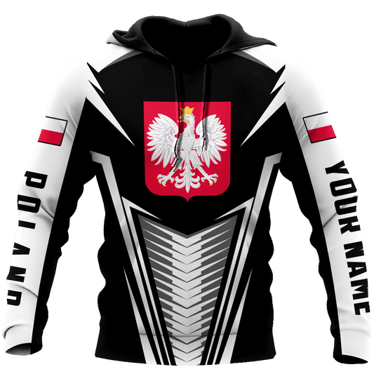 Personalized Polska All Over Printed Unisex Hoodie