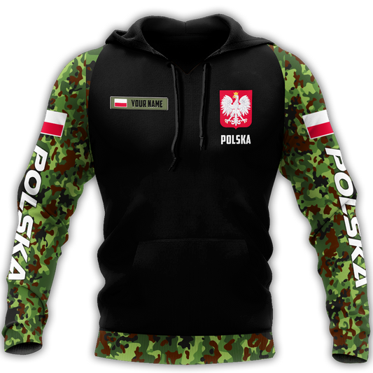 Personalized Polska All Over Printed Unisex Hoodie