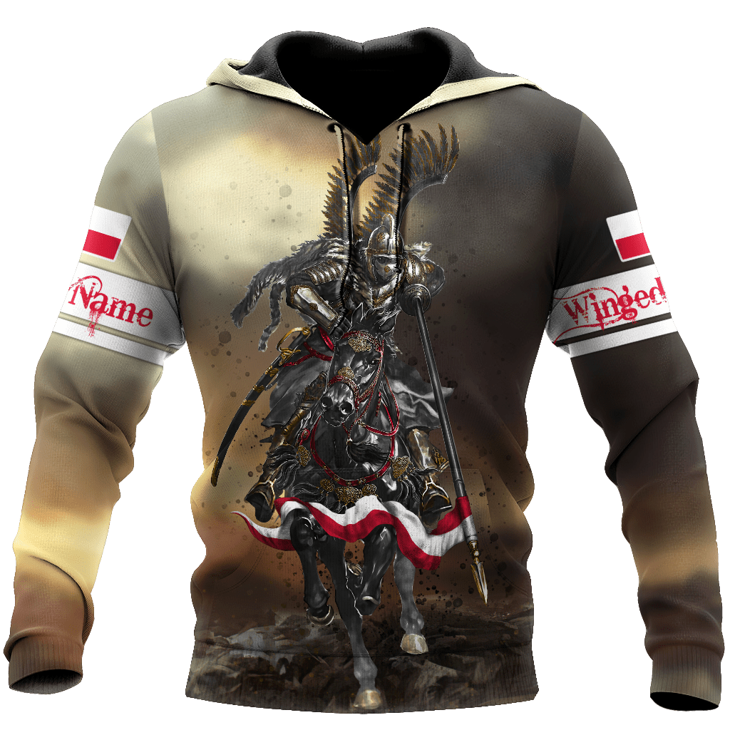 Premium Winged Hussars All Over Printed Hoodie