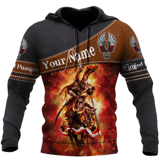 Premium Winged Hussars All Over Printed Hoodie