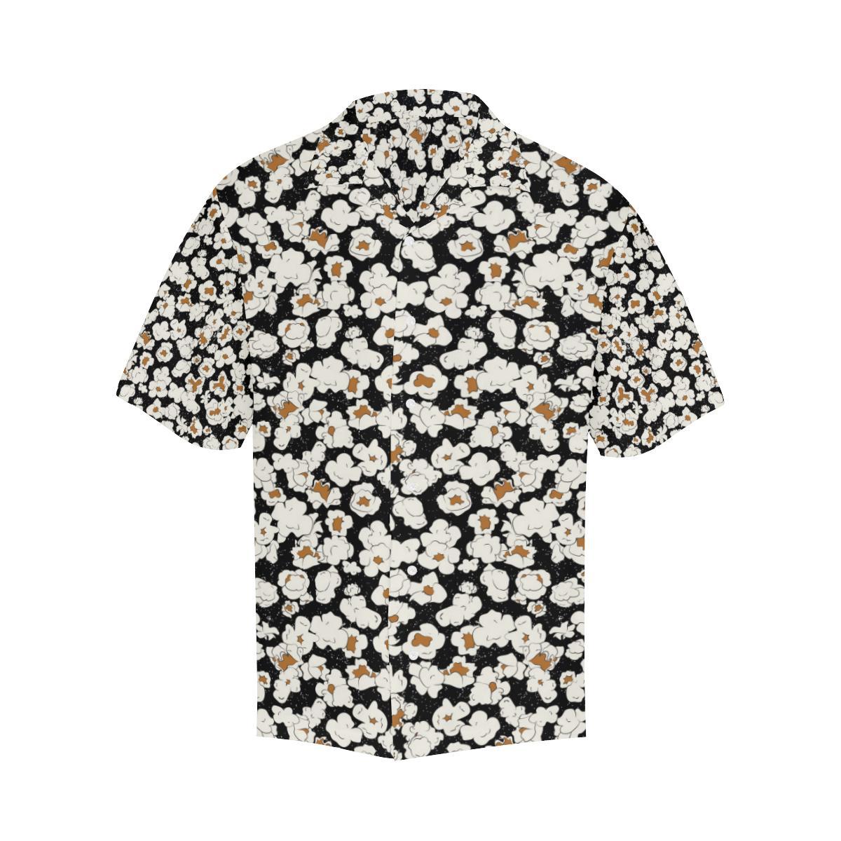 Popcorn Pattern Print Design 02 Mens All Over Hawaiian Shirt