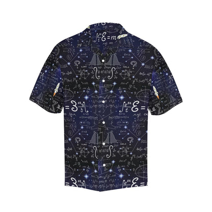 Math Pattern Print Design 02 Mens All Over Hawaiian Shirt
