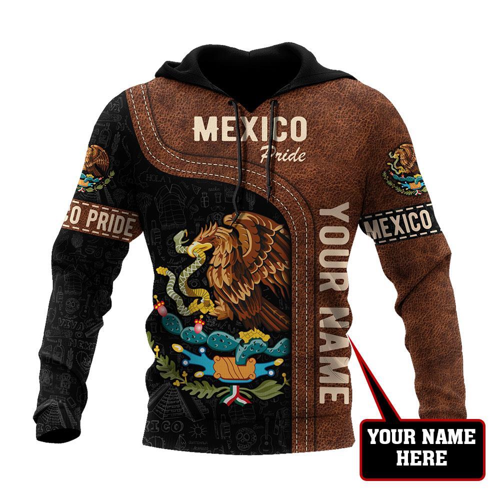 Personalized Mexico All Over Print Unisex Hoodie