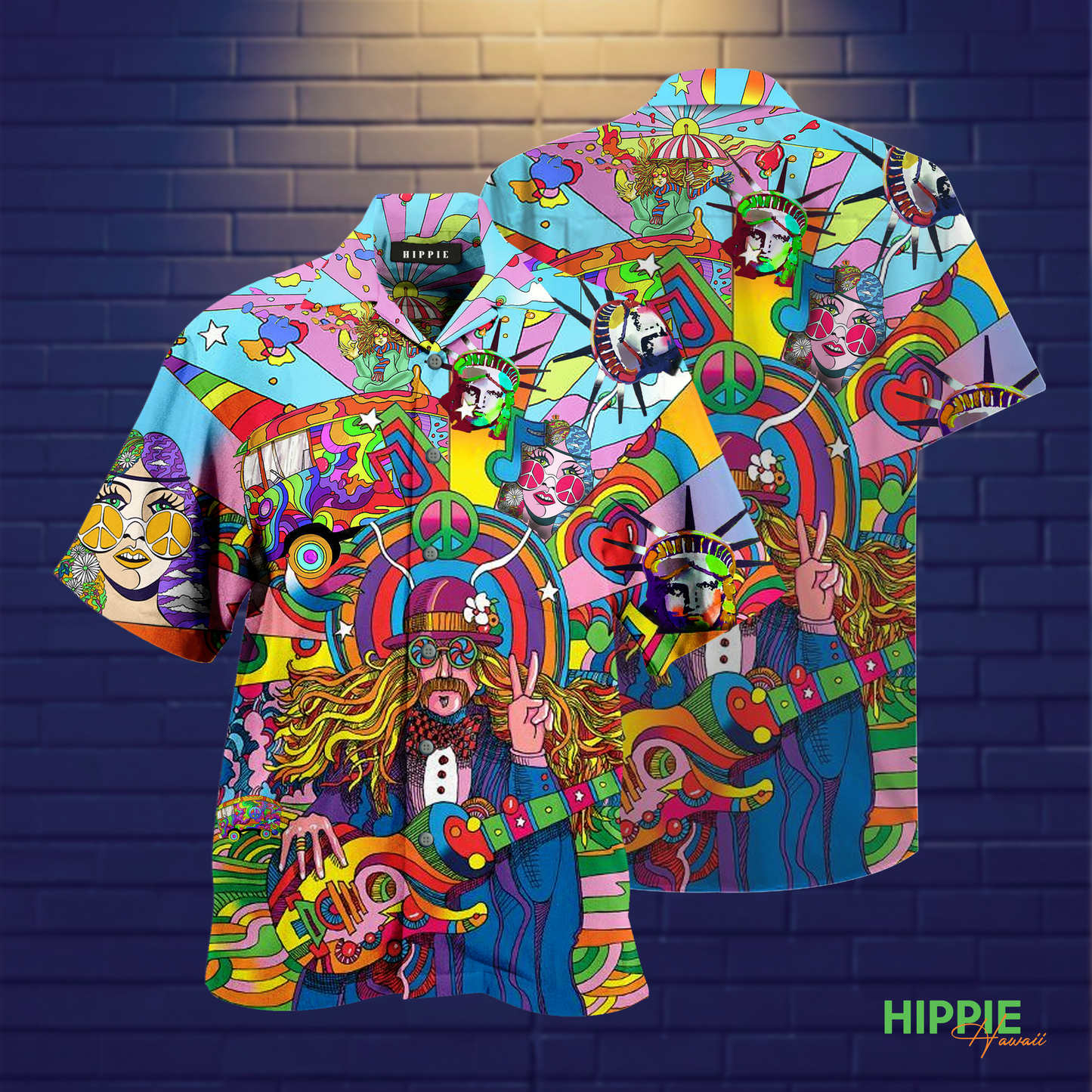 Amazing Hippie Hawaiian Shirt