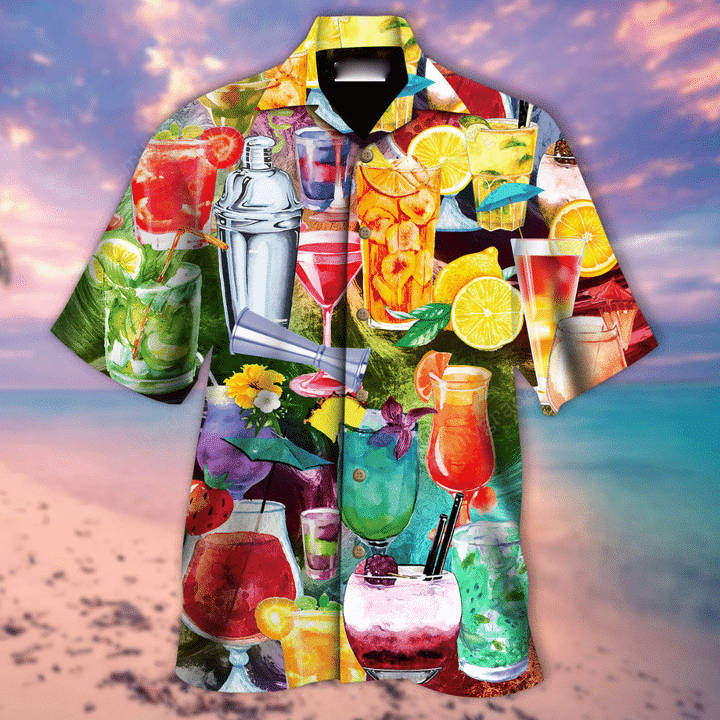 All I Need Are Cocktail Hawaiian Shirts #Dh