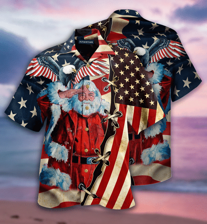 Patriotism America Christmas Hawaiian Shirt | For Men & Women | Adult | HW1775