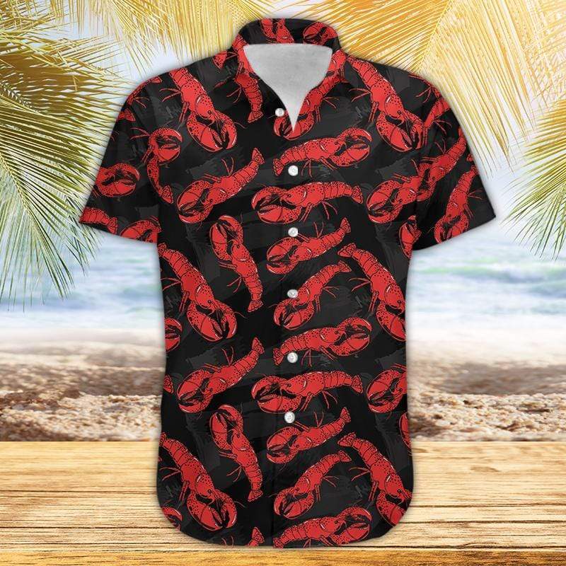 Amazing Lobster Tropical Unisex Hawaii Shirts #dh Unique Beach Shirt Hawaiian