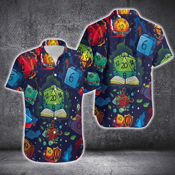 Aloha Shirts Amazing Dice Hawaiian Shirt | For Men & Women | Adult | HW3553