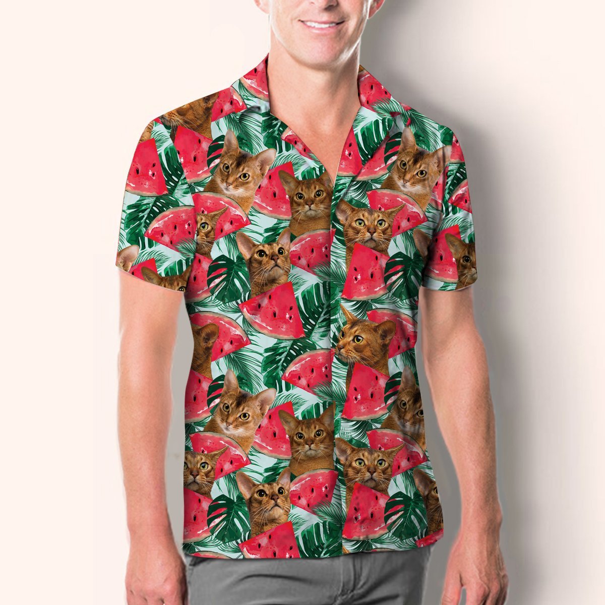 Abyssinian Cat - Hawaiian Shirt