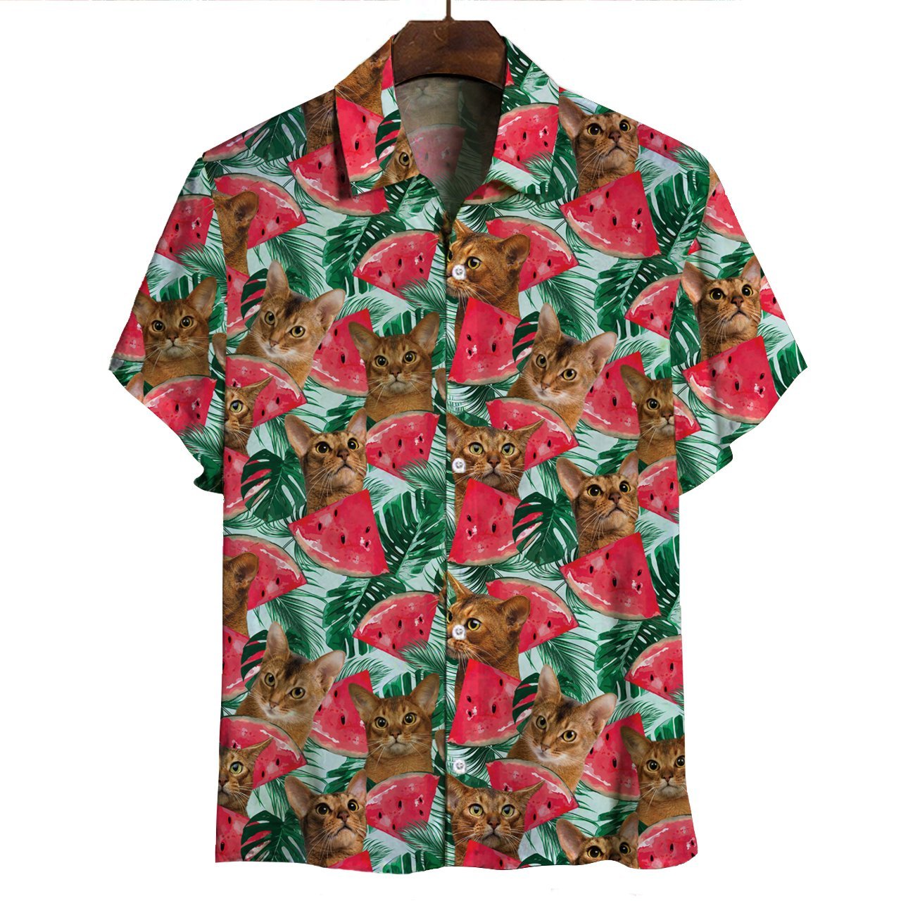 Abyssinian Cat - Hawaiian Shirt