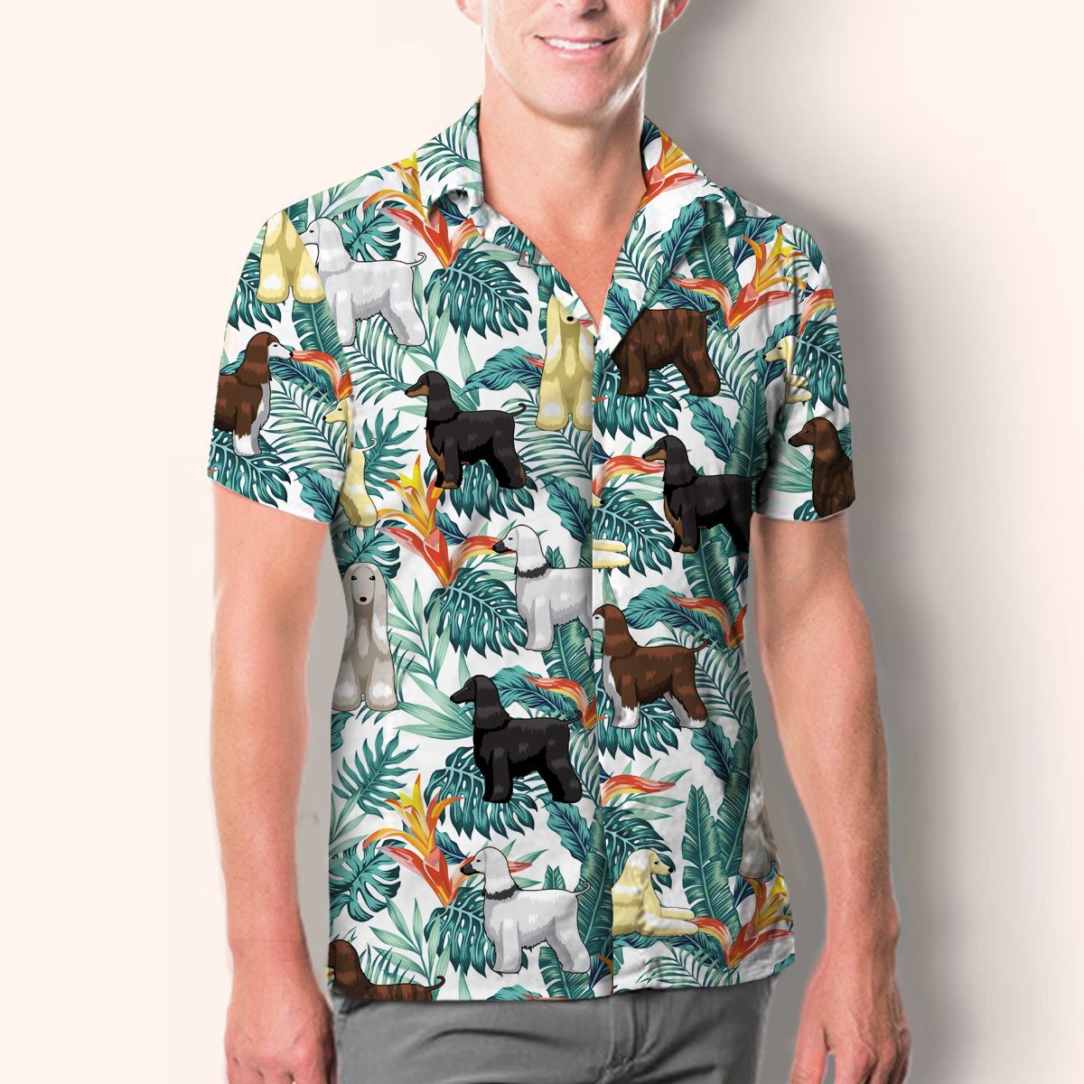 Afghan Hound - Hawaiian Shirt