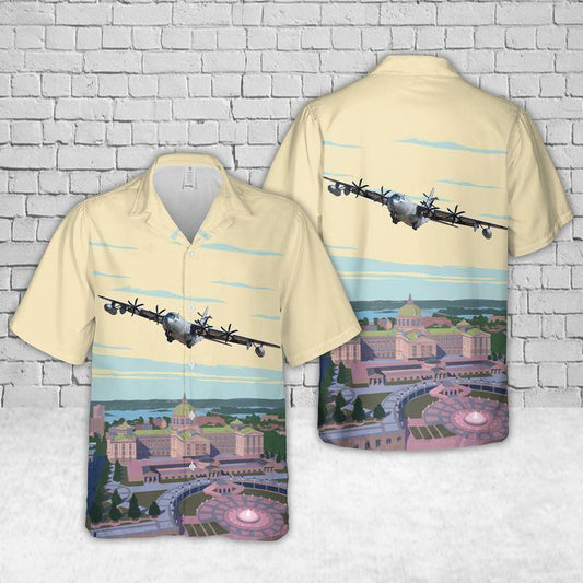 Air Force EC-130J Commando Solo 193rd Pennsylvania Air National Guard Hawaiian Aloha Shirts #H