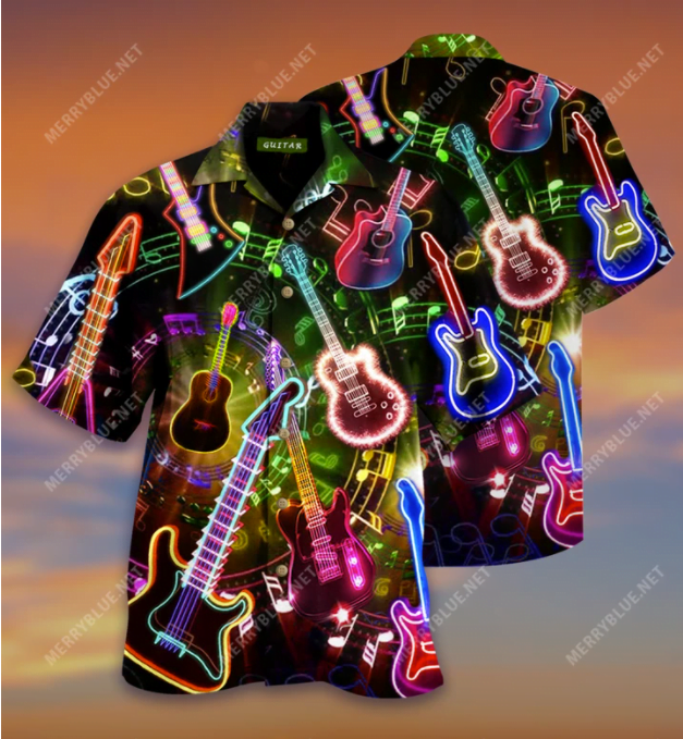 All You Need Is A Guitar hawaiian shirt