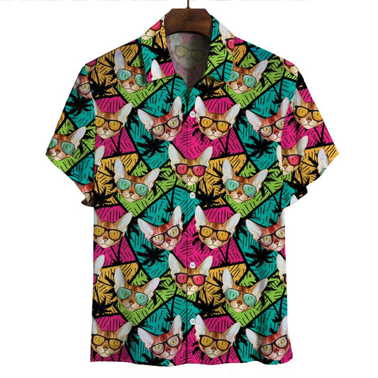 Aloha Hawaiian Abyssinian Cat Shirt