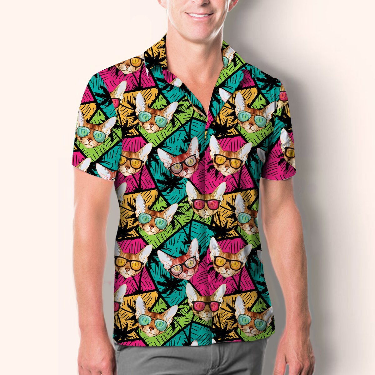 Aloha Hawaiian Abyssinian Cat Shirt