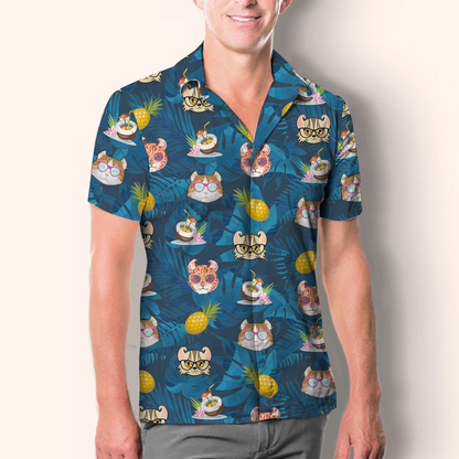 Aloha Hawaiian American Curl Cat Shirt