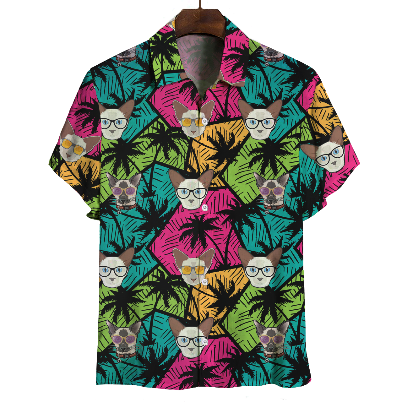 Aloha Hawaiian Balinese Cat Shirt