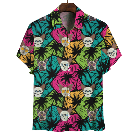 Aloha Hawaiian Balinese Cat Shirt