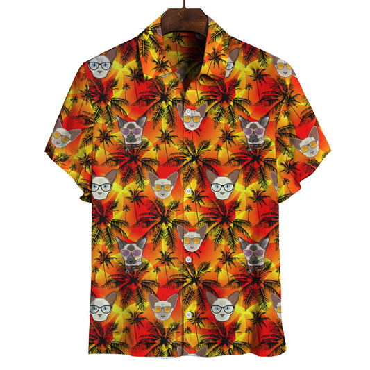 Aloha Hawaiian Balinese Cat Shirt