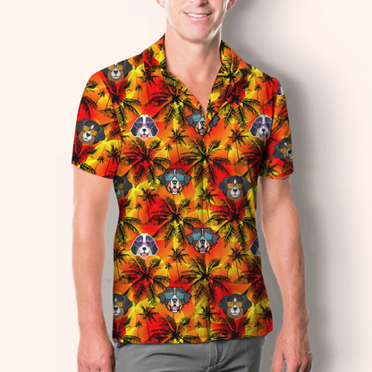 Aloha Hawaiian Bernese Mountain Shirt