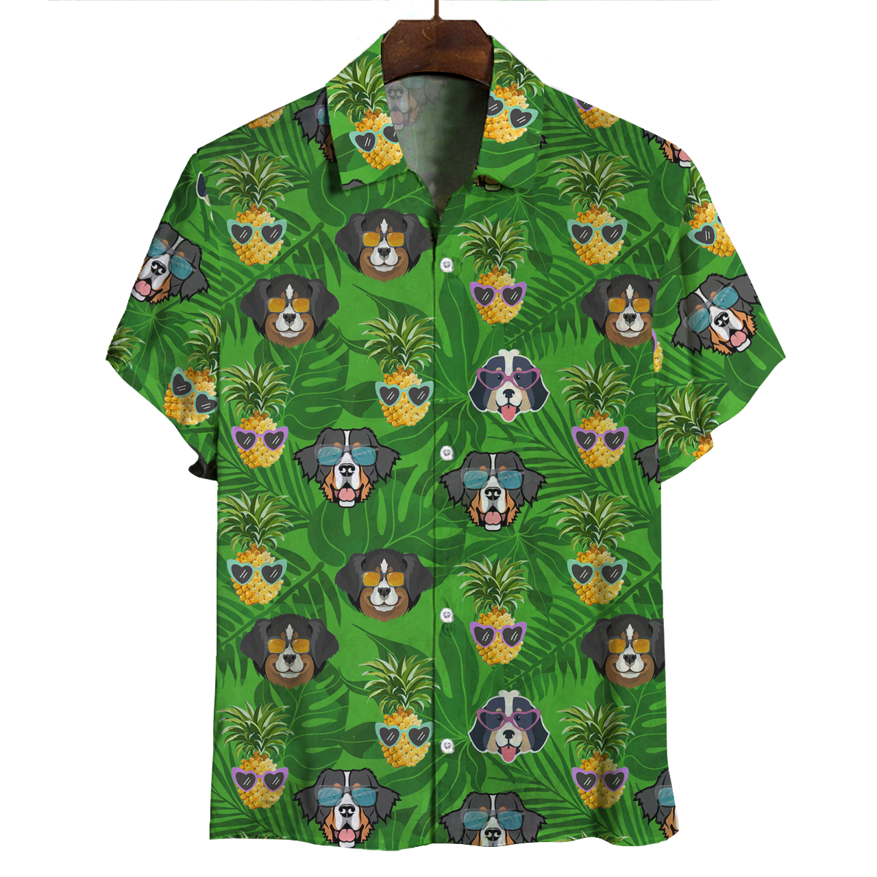 Aloha Hawaiian Bernese Mountain Shirt