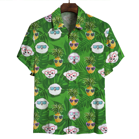 Aloha Hawaiian Bichon Frise Shirt